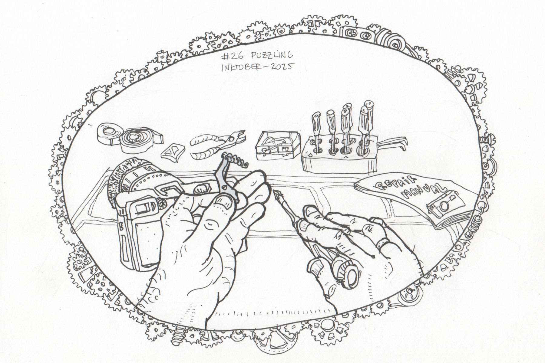 Kaut kāda detaļa palikusi pāri pēc foto remonta.